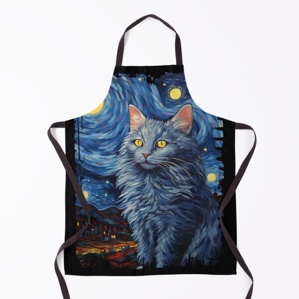 Item preview, Funny Nebelung Cat Starry Night Illustration Mom Dad Kids designed and sold by rafaeltto.