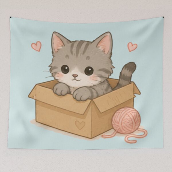Item preview, Tabby Kitten's Box of Joy designed and sold by MellowMunchkins.