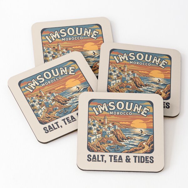 Item preview, lmsouane Morocco, Surf, Tea & Atlantic Coastal Vibes designed and sold by bihtti.