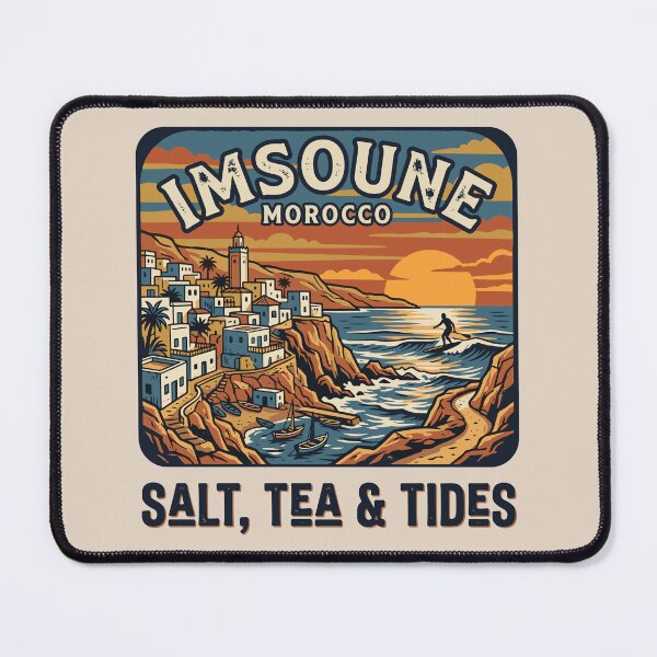 Item preview, lmsouane Morocco, Surf, Tea & Atlantic Coastal Vibes designed and sold by bihtti.