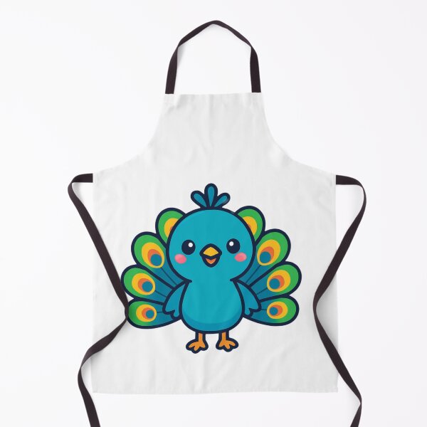Item preview, Show Your Colors Peacock - Positive Kawaii Sticker designed and sold by foryouandyours.