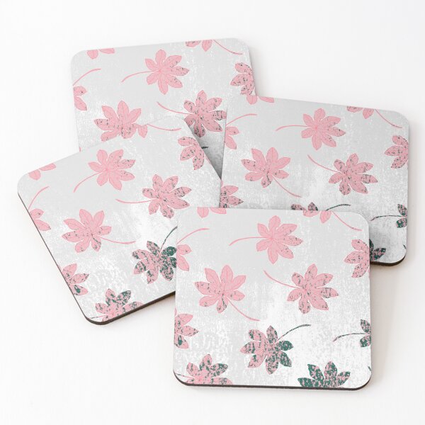 Item preview, Aesthetic Distressed Blush Pink & Sage Green Tropical Leaves-3 designed and sold by altastudio.