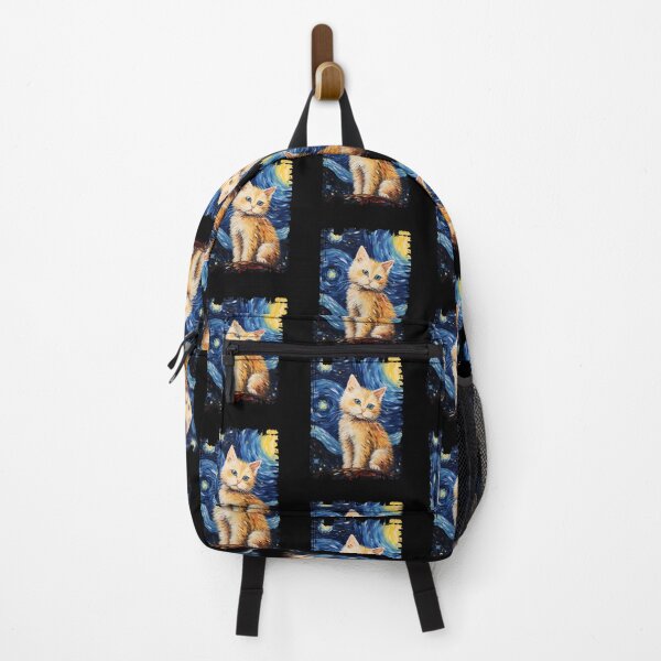 Item preview, Funny Munchkin Cat Starry Night Illustration Mom Dad Kids designed and sold by rafaeltto.