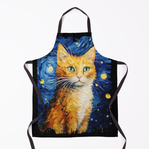 Item preview, Funny Manx Cat Starry Night Illustration Mom Dad Kids designed and sold by rafaeltto.