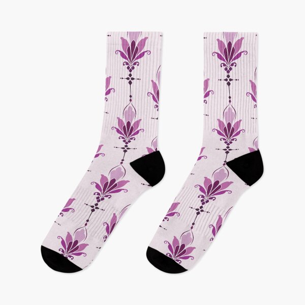 Item preview, Seamless Ornamental Damask Pattern in Soft Pink and Purple designed and sold by PowerAntShop.