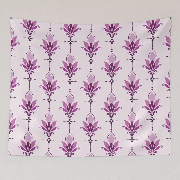 Item preview, Seamless Ornamental Damask Pattern in Soft Pink and Purple designed and sold by PowerAntShop.