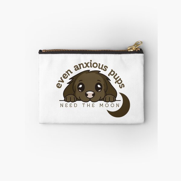 Item preview, Even Anxious Pups Need The Moon designed and sold by Pine & Pixels.