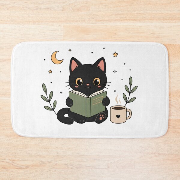 Item preview, Stay Cozy Reading Cat Aesthetic Illustration designed and sold by muhammadkhafidh.