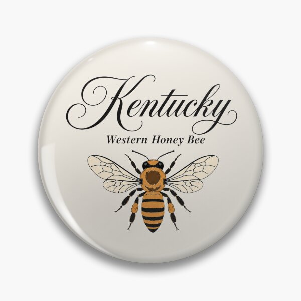 Item preview, Kentucky Western Honey Bee Retro State Insect Art designed and sold by The-Drip-Studio.