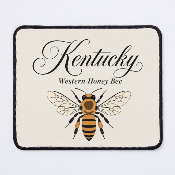 Item preview, Kentucky Western Honey Bee Retro State Insect Art designed and sold by The-Drip-Studio.