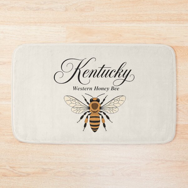 Item preview, Kentucky Western Honey Bee Retro State Insect Art designed and sold by The-Drip-Studio.