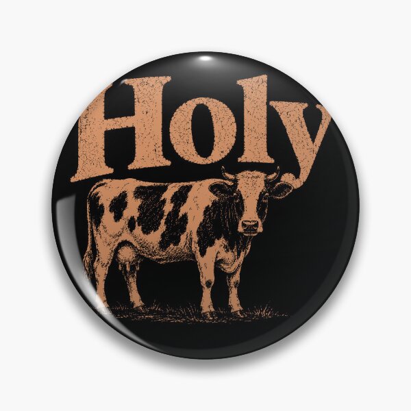 Item preview, Holy Cow Vintage Retro Cow Graphic  designed and sold by Atlas Inkworks.