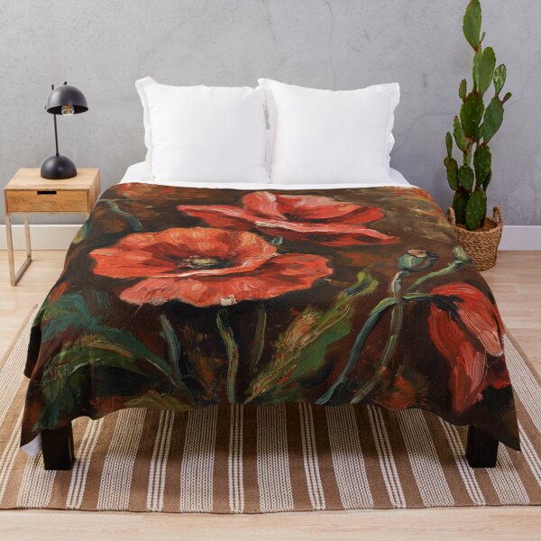 Item preview, Red poppies,oil paint. designed and sold by elegantpaterns.