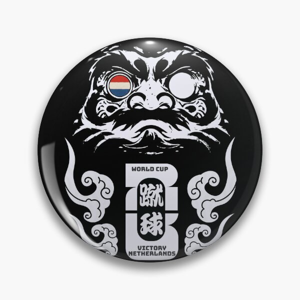 Item preview, World Cup New Zealand Daruma – Japanese Lucky Doll Soccer Victory Design designed and sold by Chaaa-han.