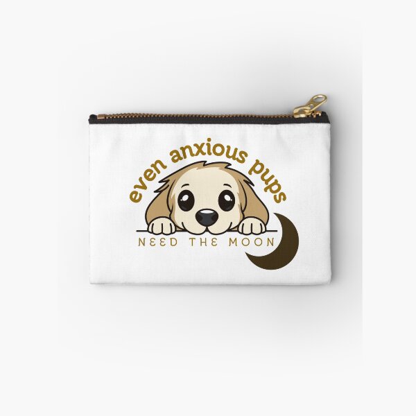Item preview, Even Anxious Pups Need The Moon designed and sold by Pine & Pixels.