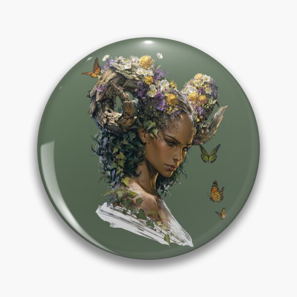 Item preview, Forest Goddess with Butterflies  designed and sold by MythicMood.