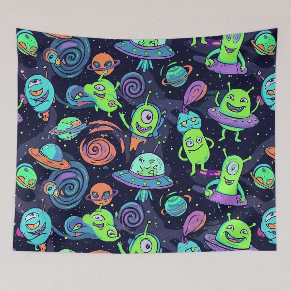 Item preview, Alien Extraterrestrial Xenomorph Martian Outlander Intergalactic UFO designed and sold by ART ATTACK ZONE.