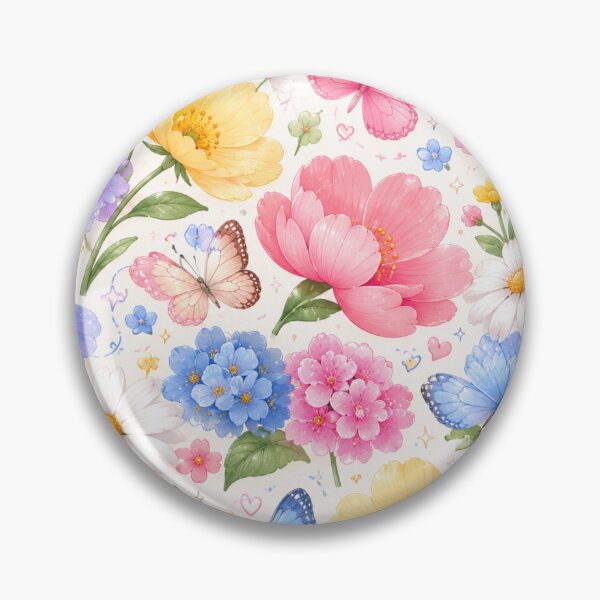 Item preview, Colorful Garden Butterflies and Flowers designed and sold by 0606PM.