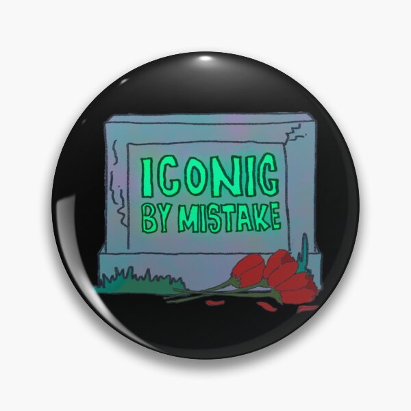 Item preview, Iconic by mistake gravestone designed and sold by All That Jazz Store.