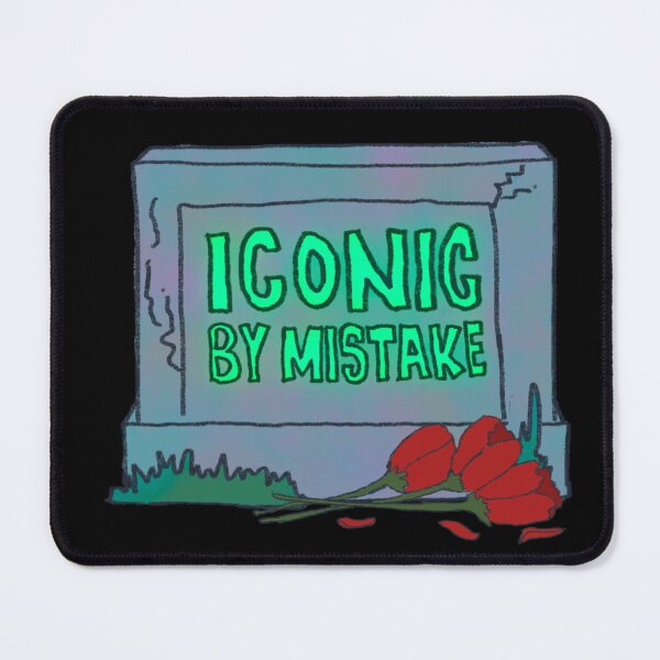 Item preview, Iconic by mistake gravestone designed and sold by All That Jazz Store.