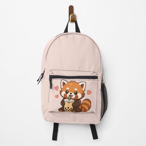 Item preview, Boba Break Red Panda designed and sold by MellowMunchkins.