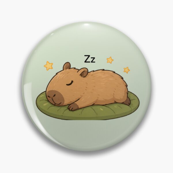 Item preview, Nap King Capybara designed and sold by MellowMunchkins.