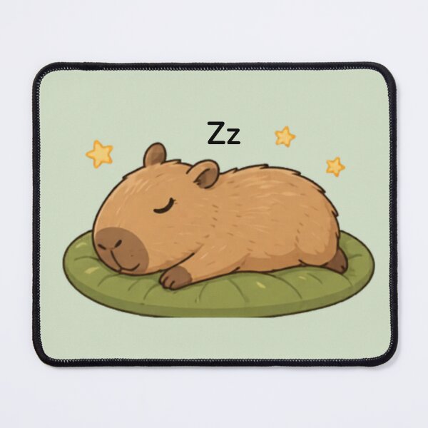 Item preview, Nap King Capybara designed and sold by MellowMunchkins.