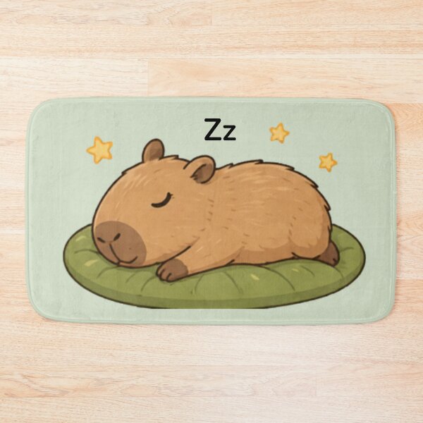 Item preview, Nap King Capybara designed and sold by MellowMunchkins.