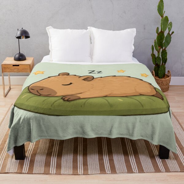 Item preview, Nap King Capybara designed and sold by MellowMunchkins.
