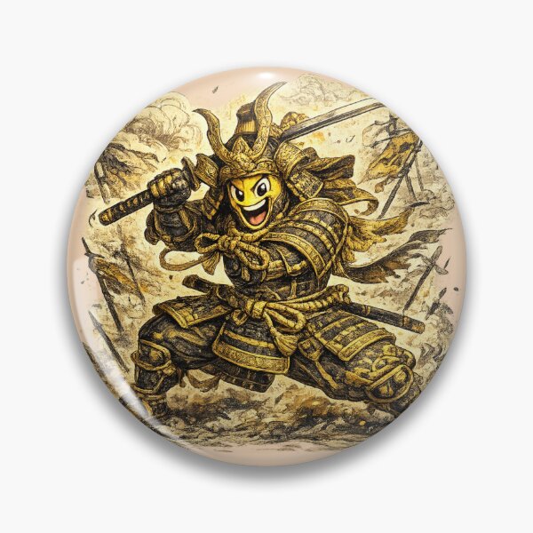 Item preview, Samurai Banana Warrior Funny Japanese Armor Fruit Character Design designed and sold by irfanshikh.