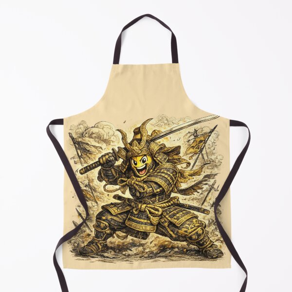 Item preview, Samurai Banana Warrior Funny Japanese Armor Fruit Character Design designed and sold by irfanshikh.