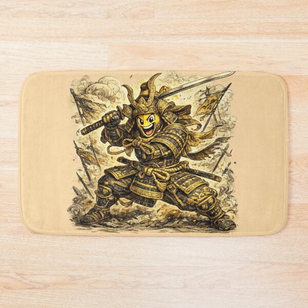 Item preview, Samurai Banana Warrior Funny Japanese Armor Fruit Character Design designed and sold by irfanshikh.