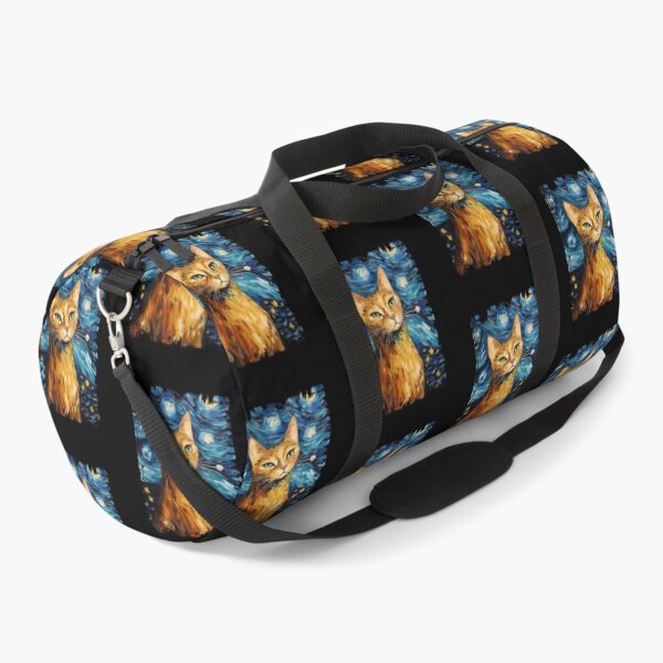 Item preview, Funny Abyssinian Cat Starry Night Illustration Mom Dad Kids designed and sold by rafaeltto.