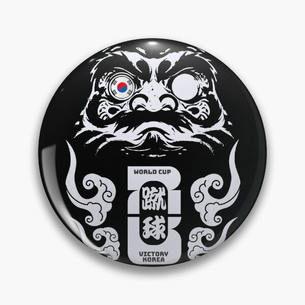 Item preview, World Cup Korea Daruma – Japanese Lucky Doll Soccer Victory Design designed and sold by Chaaa-han.
