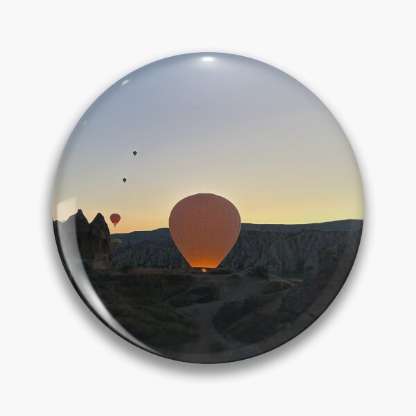 Item preview, Hot air balloon in the early morning sunlight.  designed and sold by ninjapineapple.