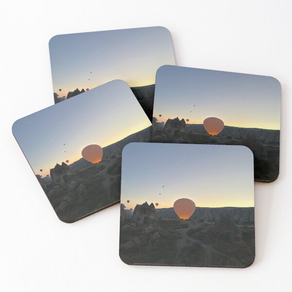 Item preview, Hot air balloon in the early morning sunlight.  designed and sold by ninjapineapple.
