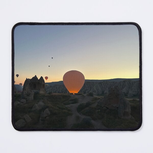 Item preview, Hot air balloon in the early morning sunlight. designed and sold by ninjapineapple.