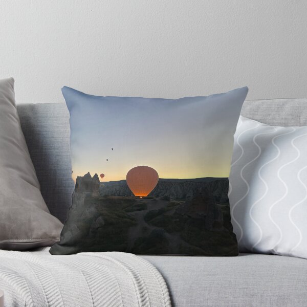 Item preview, Hot air balloon in the early morning sunlight.  designed and sold by ninjapineapple.