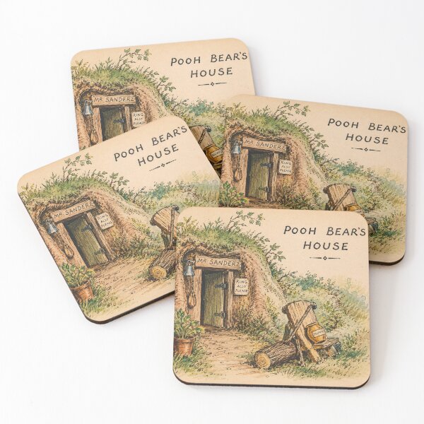 Item preview, Pooh Bear House Vintage Storybook Cottage Woodland Decor designed and sold by RickE.