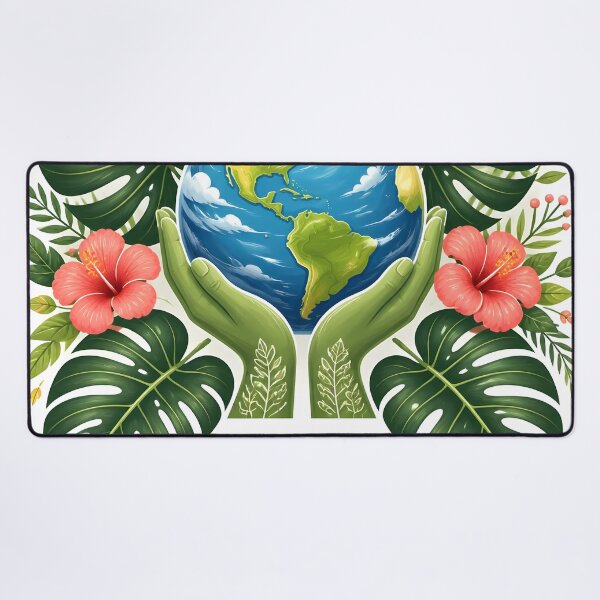 Item preview, Save The Planet Earth Mother Nature Tropical Eco Art designed and sold by Luna-Flow.