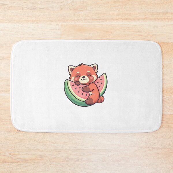 Item preview, Cute Kawaii Watermelon Red Panda Sticker designed and sold by YALLABUY.