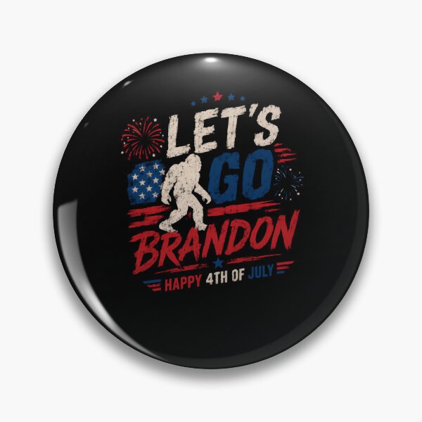 Item preview, Let's Go Brandon Happy 4th Of July Bigfoot Patriot Conservative designed and sold by HumansStuck12.