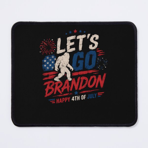 Item preview, Let's Go Brandon Happy 4th Of July Bigfoot Patriot Conservative designed and sold by HumansStuck12.