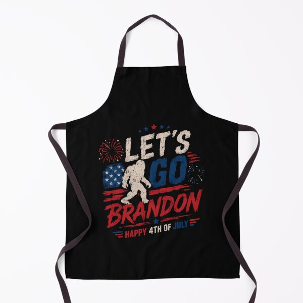 Item preview, Let's Go Brandon Happy 4th Of July Bigfoot Patriot Conservative designed and sold by HumansStuck12.