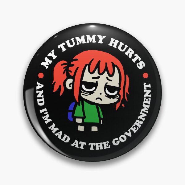 Item preview, My Tummy Hurts and I'm Mad at the Government designed and sold by pink-beagle.