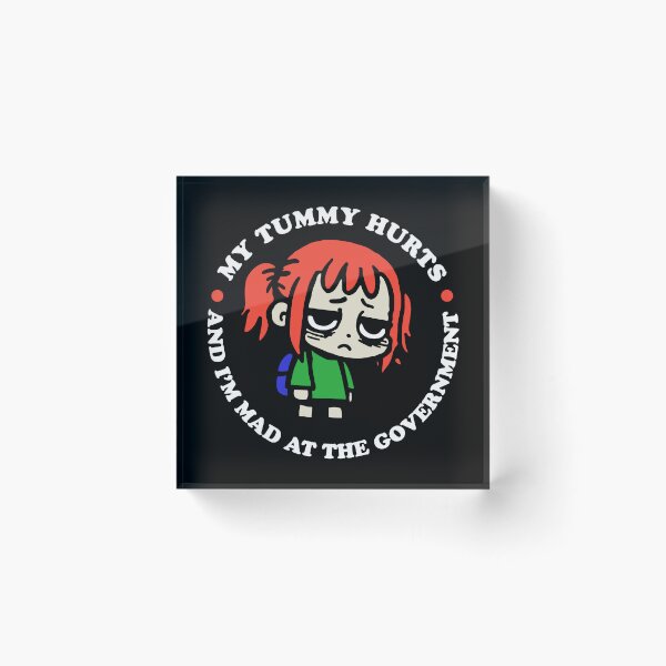Item preview, My Tummy Hurts and I'm Mad at the Government designed and sold by pink-beagle.
