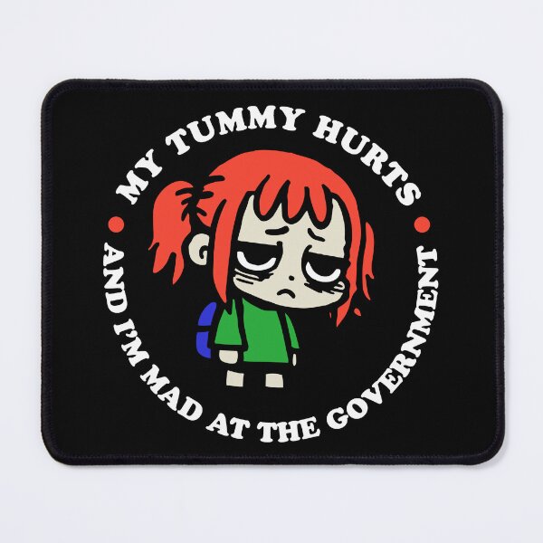 Item preview, My Tummy Hurts and I'm Mad at the Government designed and sold by pink-beagle.