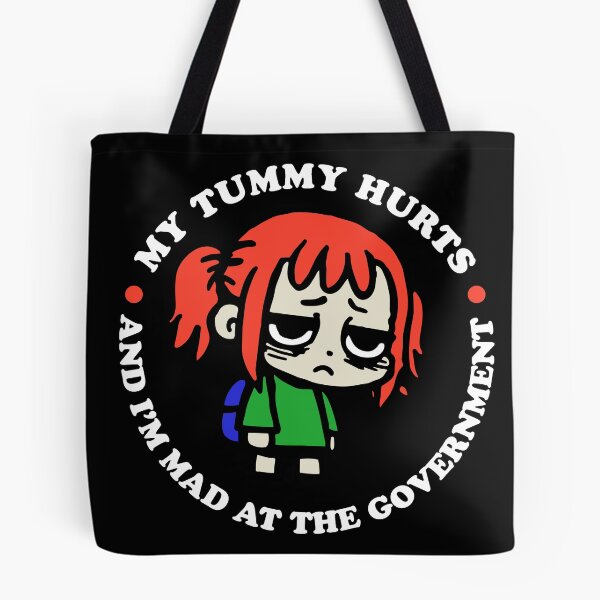 Item preview, My Tummy Hurts and I'm Mad at the Government designed and sold by pink-beagle.