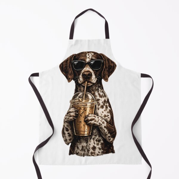 Item preview, German Shorthaired Pointer Drinking Iced Coffee Shirt, Funny GSP Meme Tee, Dog Lover Gift  designed and sold by greatmar1.