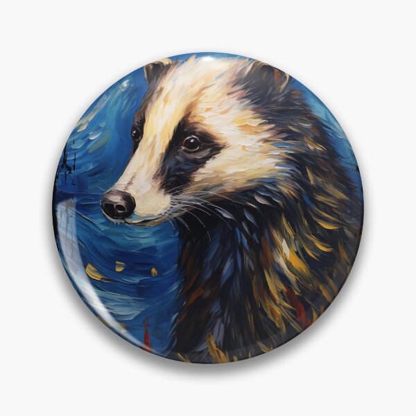 Item preview, Funny Badger Starry Night Illustration Mom Dad Kids designed and sold by rafaeltto.